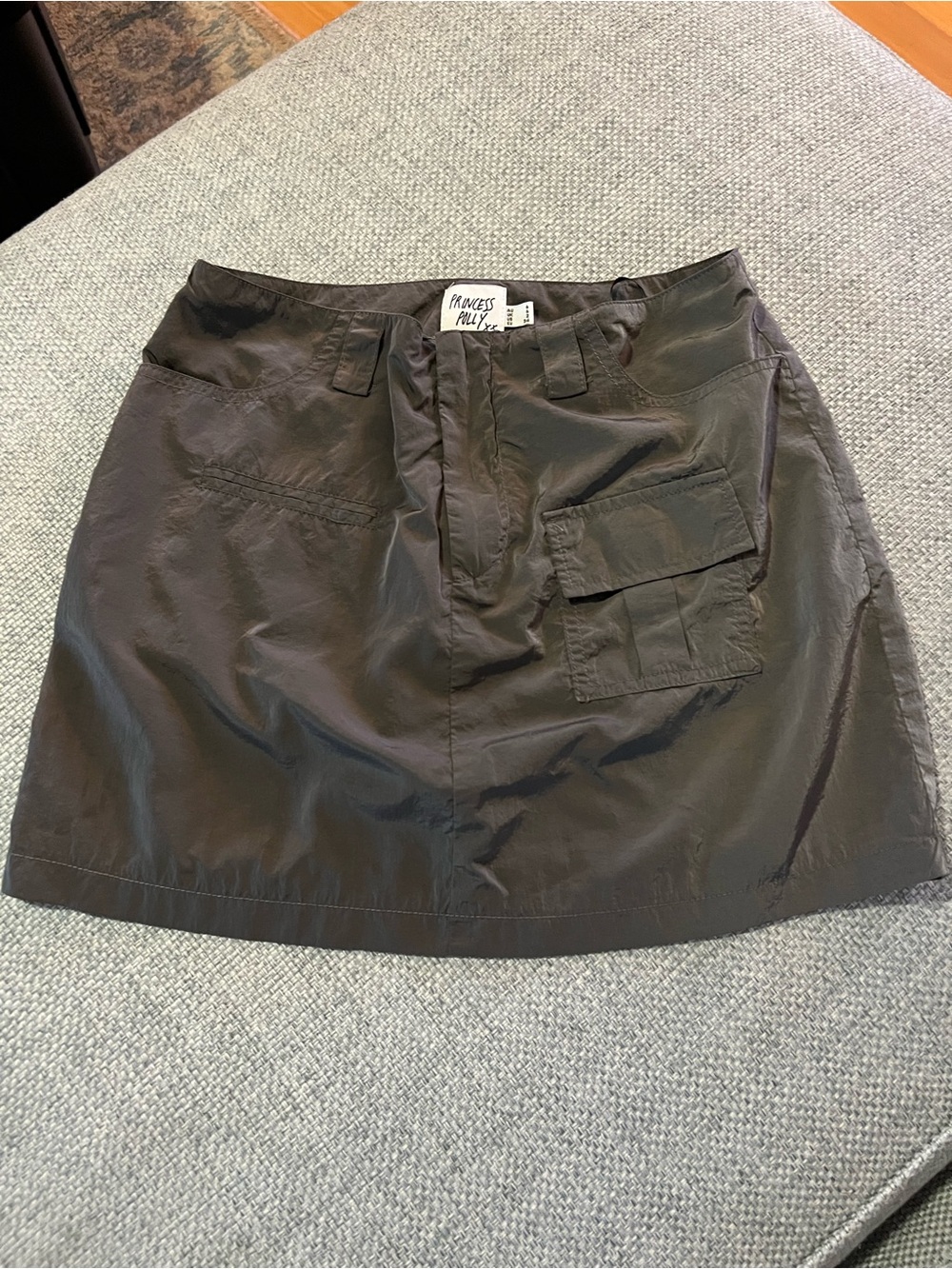 Princess Polly Black Utility Pocket Mini Skirt